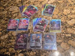 One Piece TCG Sanji Mixed Lot TR, SEC, Leader, SR (LOT OF 21) - Image 1
