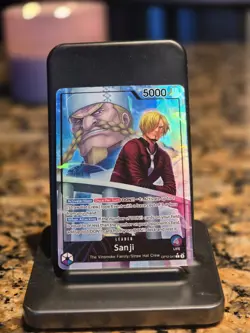 One Piece TCG Sanji Mixed Lot TR, SEC, Leader, SR (LOT OF 21) - Image 3