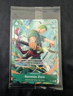 One Piece TCG - Roronoa Zoro, P-114, 2026 Promo Card English Sealed - Image 1