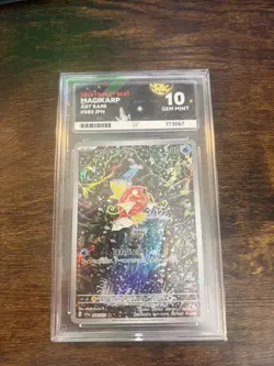 Pokemon TCG Magikarp Card Triple Beat Japanese 080/073 ACE 10 PERFECT SUBGRADES - Image 1