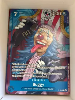 P-084 Buggy English P One Piece TCG Card Game - Image 1