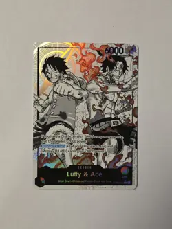 ST30-001 Luffy & Ace leader Alt Art (Parallel) One Piece Card Game ENGLISH Deck - Image 1