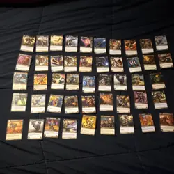 World of Warcraft TCG Upper Deck 49-Card Lot Menace Gladiator Brown Grimace - Image 1