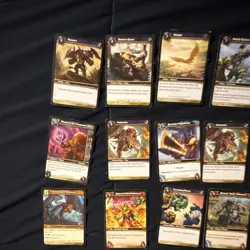 World of Warcraft TCG Upper Deck 49-Card Lot Menace Gladiator Brown Grimace - Image 2
