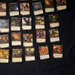 World of Warcraft TCG Upper Deck 49-Card Lot Menace Gladiator Brown Grimace - Image 4