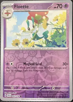 Floette 092/198 SV01: Scarlet & Violet Base Set Reverse Holo - Pokemon Card - Image 1