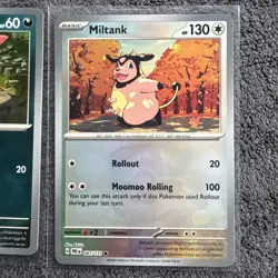 Pokemon Miltank Prismatic Evolutions MASTER BALL Holo Card 081/131 TCG MINT + - Image 1