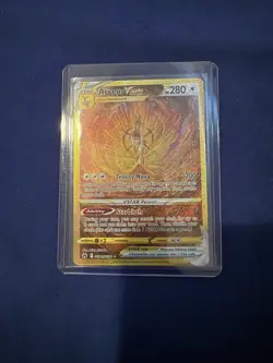 Pokemon Arceus VSTAR TCG Crown Zenith Holo Card GG70/GG70 Secret Rare NM - Image 1