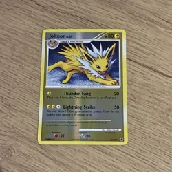 2008 Pokemon JOLTEON Majestic Dawn REVERSE HOLO Rare Diamond & Pearl Card 23/100 - Image 1