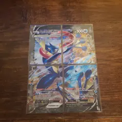 Pokemon Greninja V-Union Set Of 4 SWSH: Sword & Shield Promo Cards Holo Foil TCG - Image 1