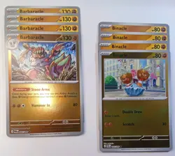 Pokemon Card Binacle 042/088 ×4 & Barbaracle 043/088 ×4 Playset Perfect Order - Image 1