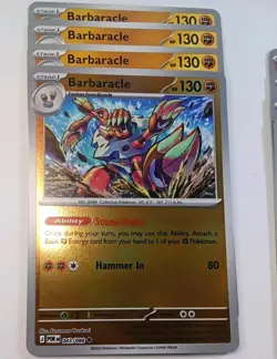 Pokemon Card Binacle 042/088 ×4 & Barbaracle 043/088 ×4 Playset Perfect Order - Image 2