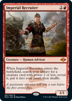 x1 Imperial Recruiter M MTG Modern Horizons 2 M/NM, English - Image 1