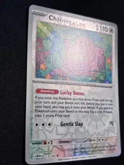 Chansey Reverse Holo NM 113/165 Scarlet & Violet 151 Pokemon Card - NM - Image 2