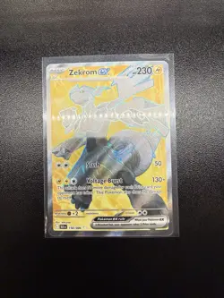 Zekrom ex 158/086 - Pokemon TCG Black Bolt - Full Art Ultra Rare - NM - Image 2