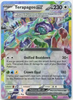 Terapagos ex 179/217 Double Rare Ascended Heroes Pokemon Near Mint - Image 1