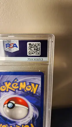 Pokemon TCG Lapras 25/62 Fossil Non-Holo Card PSA 9 - Image 3