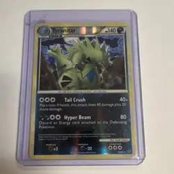 Pokemon TCG Tyranitar Unleashed 26/95 Reverse Holo Rare 140HP English - Image 1
