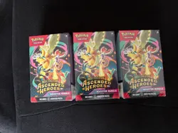 Pokemon TCG Mega Evolution: Ascended Heroes Booster Bundle x3 (SEE PHOTOS) - Image 1