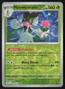 Meowscarada 018/159 Rare Journey Together Pokemon Reverse Holo Near Mint - Image 1