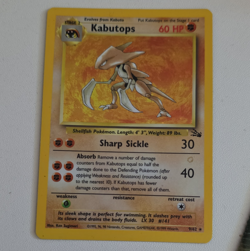 Wizards of the Coast Kabutops 9/62 Fossil Holo Rare Unlimited 60 HP Eng - Image 1