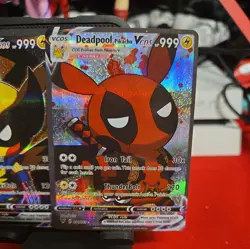 Pokemon Pikachu Deadpool & Pikachu Wolverine Pikachu Cosplay Custom Cards Set - Image 3