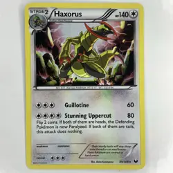 2012 Pokemon TCG Dark Explorers - Haxorus [Holo] #89/108 - NM - Image 1
