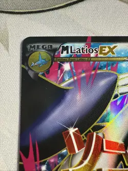 Pokemon Mega M Latios EX Full Art Holo Ultra Rare Card 102/108 Roaring Skies - Image 2