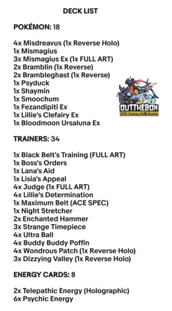 Mismagius Ex & Brambleghast - Pokemon TCG - OutTheBoxTCG Custom 2026 Decks - Image 2