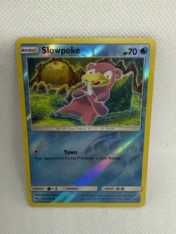 Pokemon Slowpoke 54/214 Lost Thunder Reverse Holo NM - Image 3