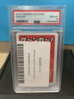 2019 POKEMON JAPANESE OLD MAID GENGAR PSA 10 (PRISTINE CONDITION) - Image 2