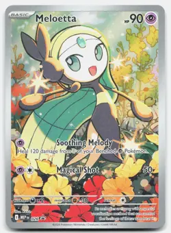 Meloetta 026 Holo Illustration Rare ME: Mega Evolution Promo Pokemon Near Mint - Image 1