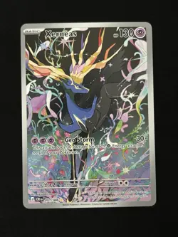 Xerneas 091/086 Me04: Chaos Rising Holo Pokemon TCG - NM - Image 1