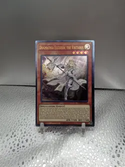 Yu-Gi-Oh! Dogmatika Ecclesia, the Virtuous OP18-EN001 Ultimate Rare Near Mint - Image 2