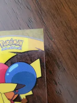 DMG! Pokemon Topps 2000 TV Animation Series 2 Clear Card #PC 1 25 Pikachu - Image 4