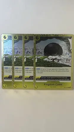 Kingdom Come EB01-059 Sky Island One Piece Card Game x4 EN [play set] - Image 1