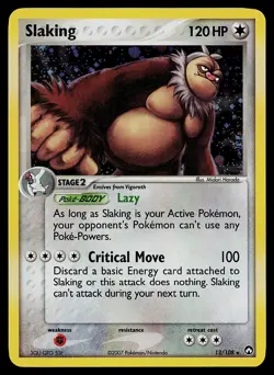 Pokemon Card - Slaking Power Keepers 13/108 Holo Rare - Image 1