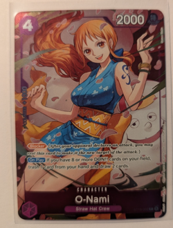 O-Nami Dash Pack Alt Art ST18-002 C Heroines Edition English One Piece Card -NM - Image 1