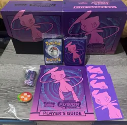 Pokemon Fusion Strike Elite Trainer Box Mew 2021 English 65 Cards - Image 1