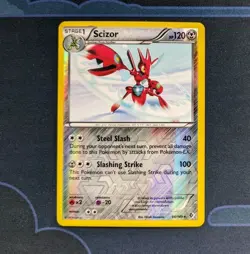 Scizor 94/149 Pokemon Card Reverse Holo BW Boundaries Crossed Pokemon TCG NM - Image 1