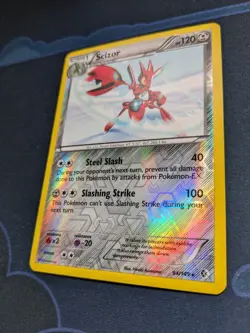 Scizor 94/149 Pokemon Card Reverse Holo BW Boundaries Crossed Pokemon TCG NM - Image 4