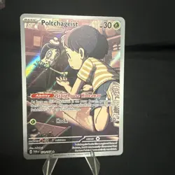 Poltchageist Holo Illustration Rare Pokemon TCG Card Twilight Masquerade 171/167 - Image 1