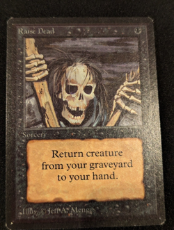 Raise Dead - Beta - Common - LP - MTG - Magic the Gathering - Black - Sorcery - Image 1