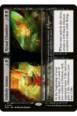 1x MTG Unholy Annex Ritual CHAMBER - Duskmourn Rare! NM Mint - Image 1