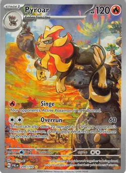 Pyroar 200/193 Illustration Rare Paldea Evolved Pokemon Near Mint - Image 1