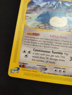 VERY NM Pokemon TCG Snorlax Skyridge 100/144 2003 - Image 2
