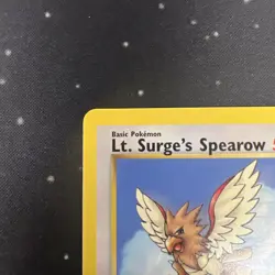 Lt. Surge's Spearow 1st Edition 83/132 Gym Heroes - Pokemon Card - NM - Image 2