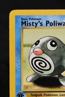 Misty's Poliwag 1st Edition 87/132 LP Gym Heroes Regular Common Pokemon TCG - Image 2