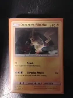 POKEMON TCG! COMPLETE DETECTIVE PIKACHU 18 Card Set ALL HOLO CARDS! NM - Image 1