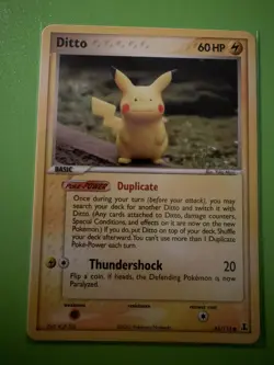 Ditto (Pikachu) 63/113 Regular Common EX Delta Species Yuka Morii Pokemon NM - Image 1